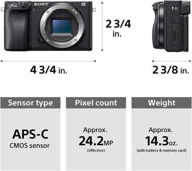 Alt view image 13 of 20 - Sony Alpha a6400 Mirrorless Camera: Compact APS-C Interchangeable Lens Digital Camera with Real-Time Eye Auto Focus