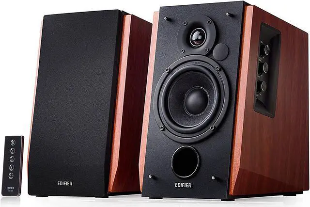Main image of Edifier R1700BT Bluetooth Bookshelf Speakers - Active Near-Field Studio Monitors - Powered Speakers 2.0 Setup Wooden Enclosure - 66w RMS