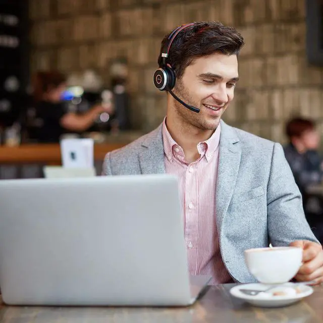 Alt view image 9 of 20 - Jabra EVOLVE 65 UC Headset