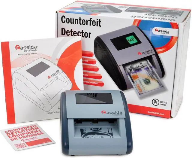 Alt view image 5 of 13 - Cassida Small Footprint Easy Read Automatic Counterfeit Detector