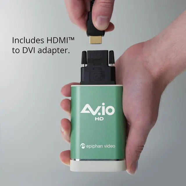 Alt view image 2 of 7 - AV.io HD - Grab and Go USB video capture for VGA, DVI, and HDMI up to 1080p at 60 fps