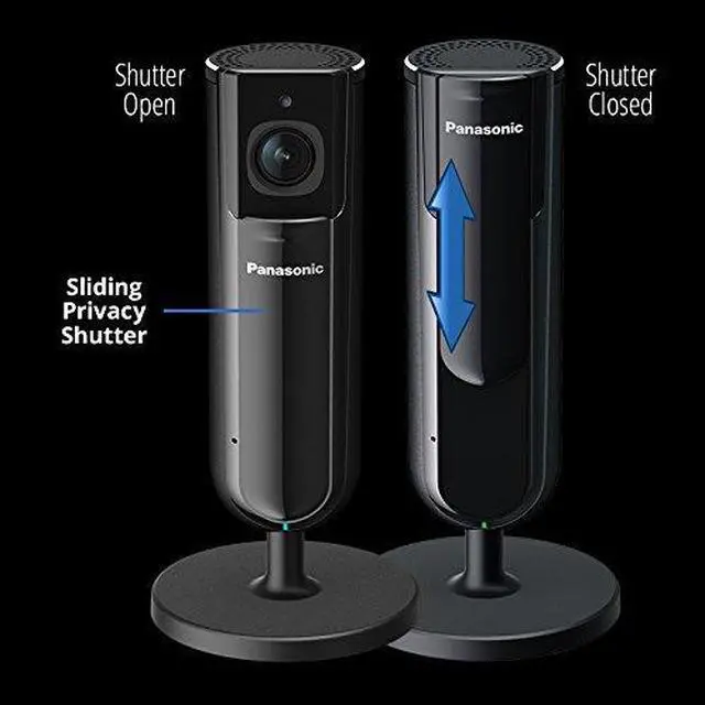 Alt view image 4 of 13 - Panasonic Home Monitoring Full HD Camera, Privacy Shutter, Wide Angle KX-HNC800B