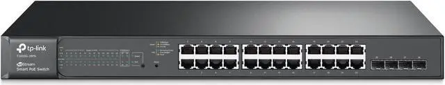 Alt view image 4 of 18 - TP-LINK T1600G-28PS 24Port Gigabit Smart PoE Switc