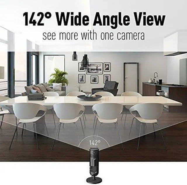 Alt view image 5 of 13 - Panasonic Home Monitoring Full HD Camera, Privacy Shutter, Wide Angle KX-HNC800B