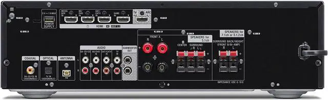 Alt view image 7 of 20 - Sony STR-DH790 7.2-ch Surround Sound Home Theater AV Receiver: 4K HDR, Dolby Atmos & Bluetooth Black