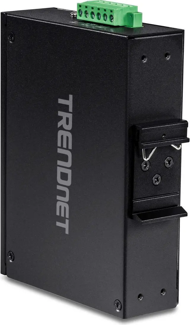Alt view image 7 of 9 - TRENDnet 8-Port Industrial Unmanaged Fast Ethernet DIN-Rail Switch; TI-E80 8 x Fast Ethernet Ports; 1.6Gbps Switching Capacity;8 Port Network Fast Ethernet Switch;IP30 Metal Switch;Lifetime Protection
