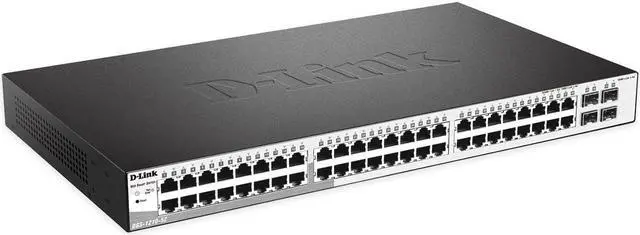 Alt view image 4 of 7 - D-Link DGS-1210-52  52-Port Gigabit Web Smart Switch w/ 4 Gigabit SFP Ports