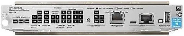 Alt view image 2 of 5 - HPE J9827A 5400R zl2 Management Module