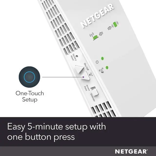 Alt view image 6 of 7 - NETGEAR WiFi Mesh Range Extender EX6250 - Coverage up to 2000 sq.ft. and 32 devices with AC1750 Dual Band Wireless Signal Booster & Repeater (up to 1750Mbps speed), plus Mesh Smart Roaming