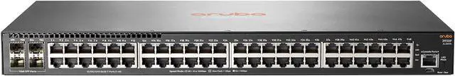Main image of Hewlett Packard Enterprise Aruba 2930F 48G 4SFP Managed L3 Gigabit Ethernet (10/100/1000) 1U Grey