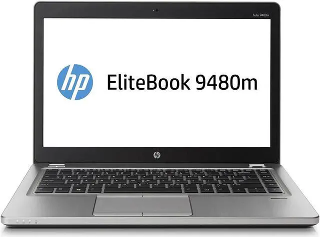 Main image of HP EliteBook Folio 9480M 14in Intel Core i5-4310U 2.0GHz 8GB 180GB SSD Windows 10 Professional (Renewed)