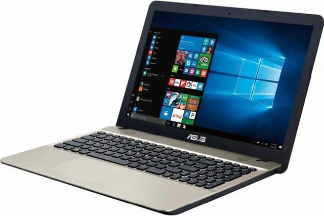 Alt view image 10 of 14 - Asus VivoBook Max X541NA 15.6" Laptop (Intel Pentium, 4GB Memory, 500GB Hard Drive, SuperMulti DVD/CD Burner, Windows 10 Home, Chocolate Black)