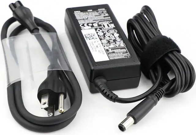 Alt view image 5 of 20 - 65W 4.5mm x 3.0mm Tip Ac Adapter Charger & Power Cord for select Dell Laptops  - Compatible Part #'s 74VT4, PA-1650-2D3, LA65NS2-01, 5NW44, MGJN9, G6J41, 43NY4, GG2WG