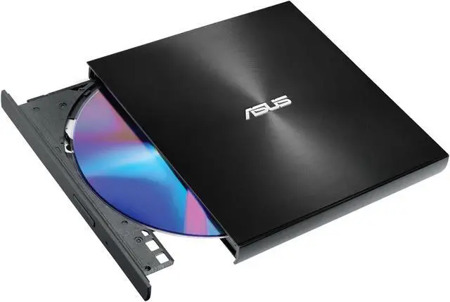Alt view image 2 of 13 - ASUS ZenDrive Black 13mm External 8X DVD/Burner Drive +/-RW with M-Disc Support, Compatible with Both Mac & Windows and Nero BackItUp for Android Devices (USB 2.0 & Type-C Cables Included)