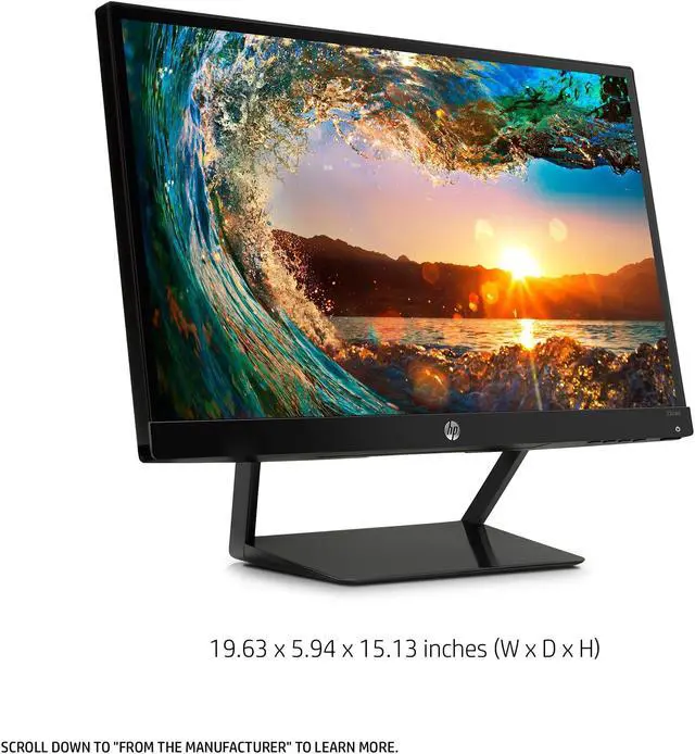 Alt view image 9 of 20 - HP Pavilion 22cwa 21.5" Full HD 1920 x 1080 D-Sub HDMI LED Backlight IPS Monitor