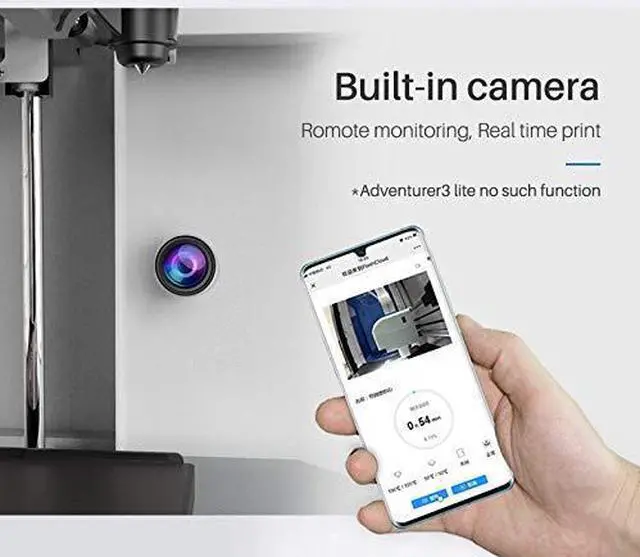 Alt view image 6 of 14 - Flashforge 3D Printer Adventurer 3 Auto Leveling Quick Removable Nozzle High Precision