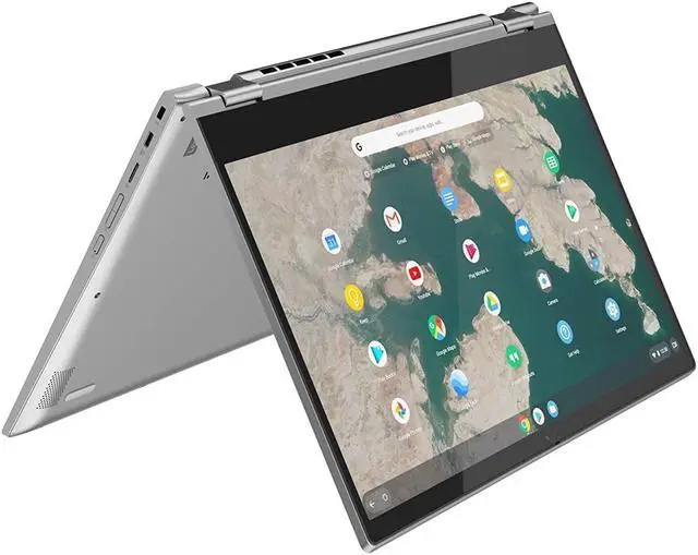 Alt view image 14 of 20 - Lenovo Chromebook C340-15 81T90002UX 15.6" Touchscreen 2 in 1 Chromebook - 1920 x 1080 - Core i3 i3-8130U - 4 GB RAM - 64 GB Flash Memory - Mineral Gray - Chrome OS - Intel UHD Graphics 620 - In-