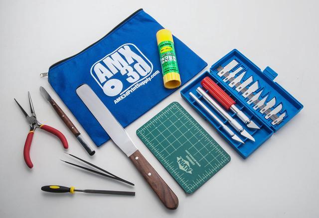 AMX3d 25 Piece 3D Printer Tool Kit - All The 3D Printing Tools Needed to  Clean & Finish 3D Prints - Print Like a Pro 