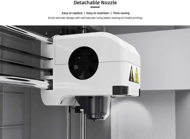 Alt view image 3 of 14 - Flashforge 3D Printer Adventurer 3 Auto Leveling Quick Removable Nozzle High Precision