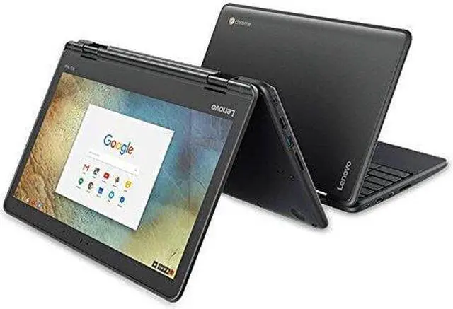 Alt view image 6 of 12 - Lenovo N23 Yoga ZA260016US 11.6" Touchscreen LCD 2 in 1 Chromebook - MediaTek M8173C - 4 GB LPDDR4 - 32 GB Flash Memory - Chrome OS - 1366 x 768 - In-plane Switching (IPS) Technology - Convertible