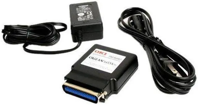 Main image of OKI 70036002 Oki OkiLAN 6020e+ Ethernet External Print Server - 1 x 10/100Base-TX - 10Mbps, 100Mbps