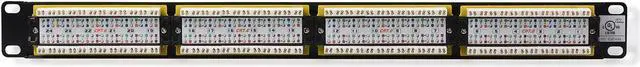 Alt view image 4 of 8 - Cable Matters UL Listed Rackmount or Wall Mount 24 Port Cat6 Patch Panel (Cat 6 RJ45 Patch Panel)