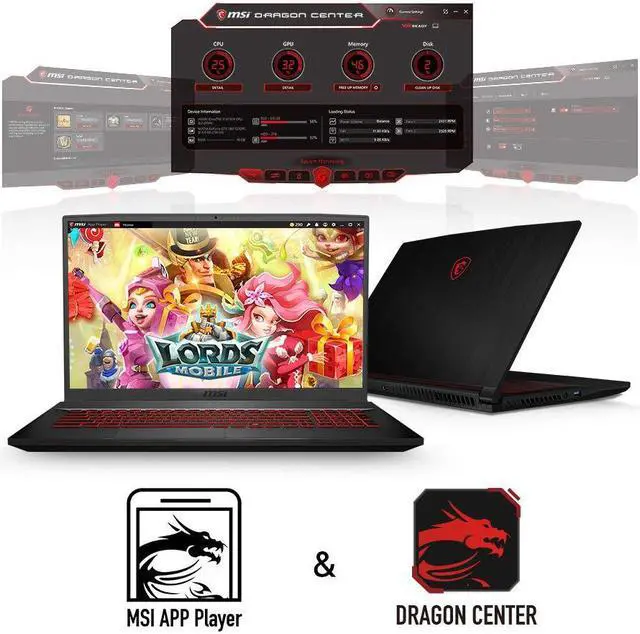 Alt view image 5 of 17 - MSI GF Series GF63 THIN 9SC 15.6" 60 Hz IPS Intel Core i5 9th Gen 9300H (2.40 GHz) GeForce GTX 1650 Max-Q 8 GB Memory 512 GB NVMe SSD Windows 10 Home 64-bit Gaming Laptop