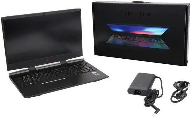Alt view image 4 of 4 - HP OMEN 15-dc1054nr 15.6" Gaming Laptop - Black, Intel Core i7-9750H; NVIDIA GeForce GTX 1660 Ti 6GB GDDR5; 16GB RAM; 1TB HDD+256GB SSD