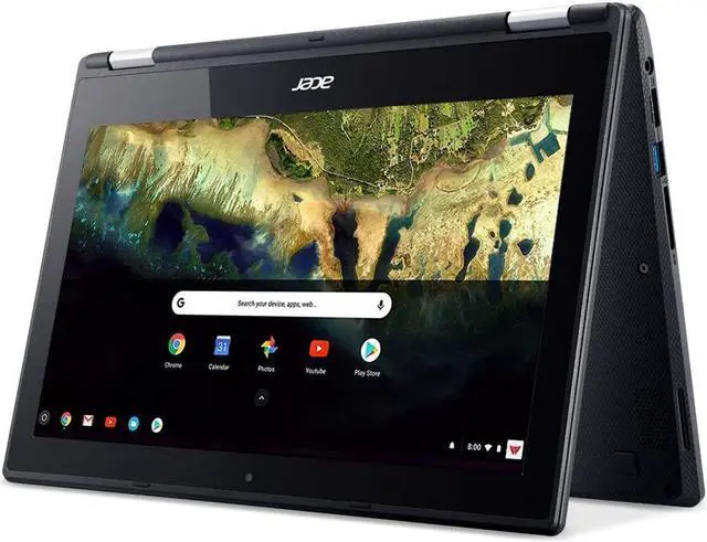 Alt view image 12 of 20 - Acer Chromebook R 11 Chromebook Intel Celeron N3060 4GB Memory 32 GB Flash SSD 11.6" Touch Screen Chrome OS C738T-C7KD