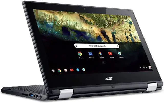 Alt view image 9 of 20 - Acer Chromebook R 11 Chromebook Intel Celeron N3060 4GB Memory 32 GB Flash SSD 11.6" Touch Screen Chrome OS C738T-C7KD
