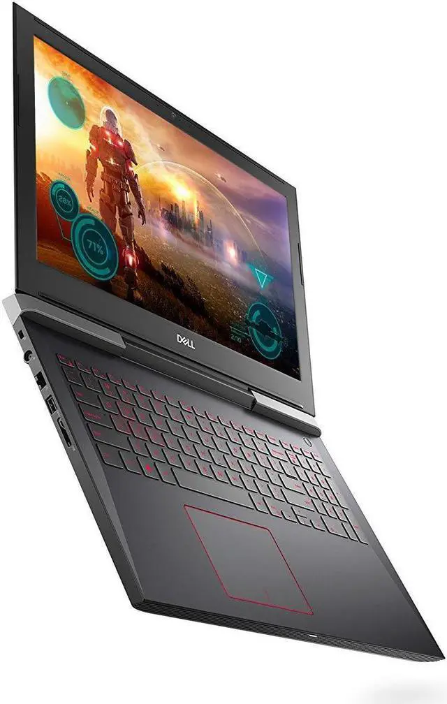 Alt view image 3 of 7 - Newest Dell G5 5587 15.6" FHD IPS Gaming Laptop, Intel Quad Core i5-8300H Upto 4.0GHz, 12GB RAM, 512GB SSD, NVIDIA GeForce GTX Ti 1050 4 GB GDDR5, Backlit Keyboard, WiFi, Windows 10