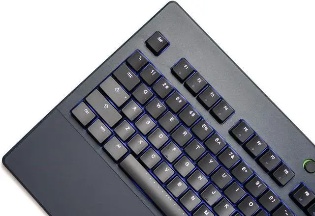 Alt view image 3 of 7 - iKBC Table E401 White Backlit LED Mechanical Keyboard with Cherry MX Red Switch for Windows/Mac, Tenkeyless Keyboards with Built-in Palmrest, Dark Gray Case, Black ABS 87 Keycaps, ASIN/US QWERTY