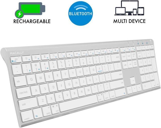Macally Portable Bluetooth Keyboard For iPad, Mac, iPhone