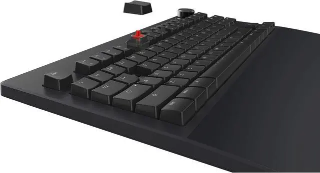 Alt view image 6 of 7 - iKBC Table E401 White Backlit LED Mechanical Keyboard with Cherry MX Red Switch for Windows/Mac, Tenkeyless Keyboards with Built-in Palmrest, Dark Gray Case, Black ABS 87 Keycaps, ASIN/US QWERTY