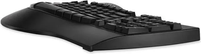Alt view image 2 of 14 - Perixx PERIBOARD-512 Ergonomic Split Keyboard - Natural Ergonomic Design - Black - Bulky Size 19.09"x9.29"x1.73"