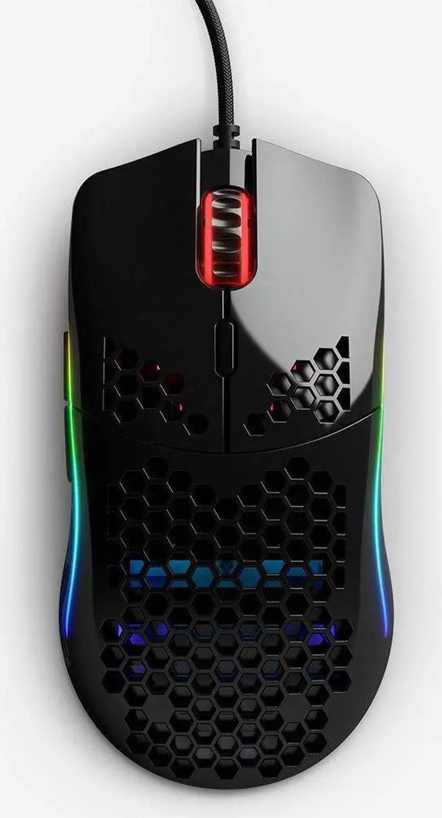 Alt view image 3 of 10 - Glorious Model O (Glossy Black) RGB Gaming Mouse