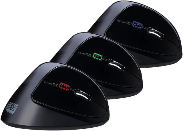 Alt view image 8 of 20 - Adesso Wireless Mouse E30