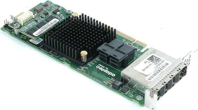 Alt view image 2 of 4 - ADAPTEC 2280900-R / RAID 78165 6Gb/s SAS - PCI Express 3.0 x8 - Plug-in Card - RAID Supported - 0, 1, 1E, 5, 6 RAID Level - 24 SAS Port(s)