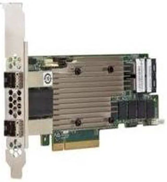 Main image of Broadcom MegaRAID 9480-8i8e - Storage controller (RAID) - 16 Channel - SATA 6Gb/s/SAS 12Gb/s low profile - 1200 MBps - RAID 0, 1, 5, 6, 10, 50, JBOD, 60 - PCIe 3.1 x 8