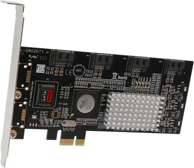 Alt view image 5 of 7 - Syba  PCI Express SATA II 4 x Ports RAID Controller Card SY-PEX40008