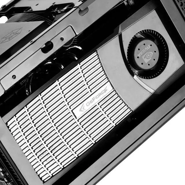 Alt view image 7 of 7 - Silverstone Tek Mini-DTX, Mini-ITX Small Form Factor Computer Case with Faux Aluminum Front Panel Cases SG13B-Q