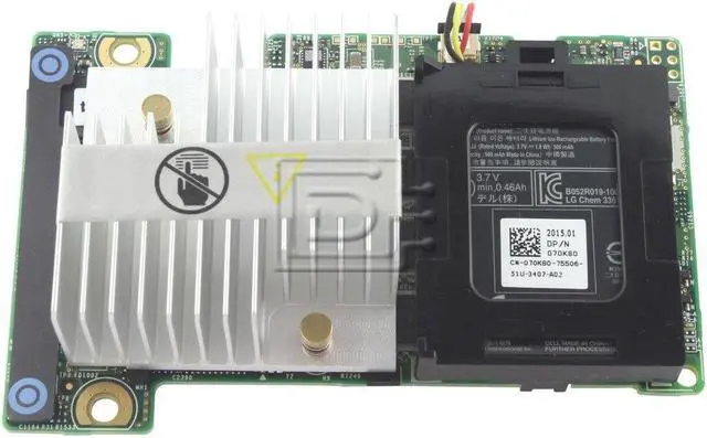 Alt view image 2 of 3 - Dell PERC H710P SAS Controller