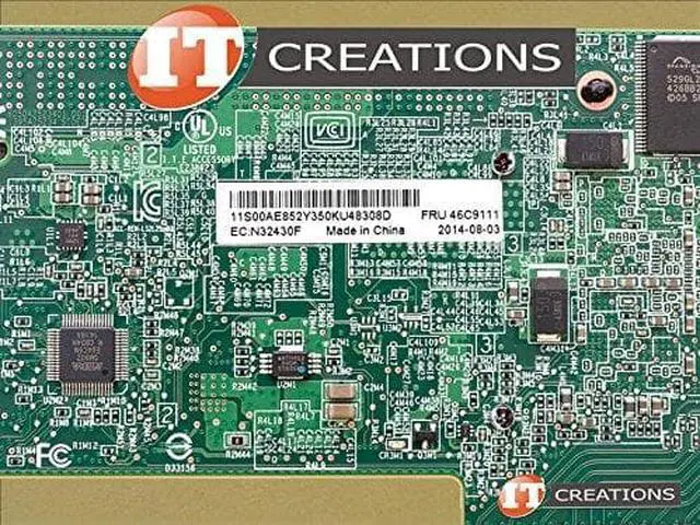 Alt view image 3 of 4 - IBM 46C9111 ServeRAID M5210 SAS/SATA Controller 46C9111-NO BRACKET IBM SERVERAID M5210 SAS / SATA 12GB/S RAID ON CHIP