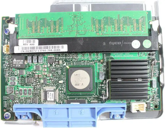 Alt view image 3 of 15 - DELL Wx072  Perc 5 I Pciexpress Sas Raid Controller For Poweredge 1950 2950 With 256Mb Cache (No Battery)