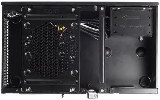 Alt view image 6 of 7 - Silverstone 0.8mm Steel Body Tek Acrylic Front Panel for Mini-ITX Media Center/HTPC Case Cases ML05B