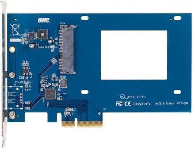 Alt view image 3 of 9 - OWC Accelsior S PCIe Adapter for 2.5" SATA III SSD Drives