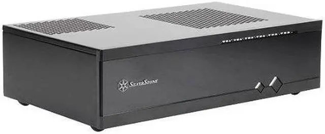 Alt view image 2 of 7 - Silverstone 0.8mm Steel Body Tek Acrylic Front Panel for Mini-ITX Media Center/HTPC Case Cases ML05B