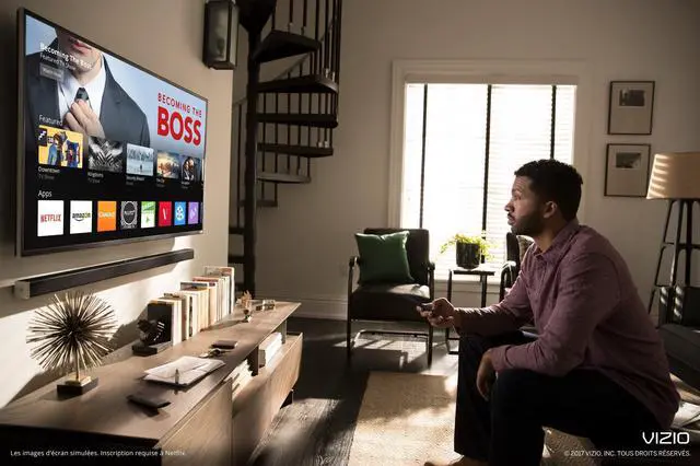 Alt view image 6 of 14 - VIZIO P55-E1 P-Series 55" IPS 4K Ultra HD HDR Dolby Vision Chromecast built-in Smart TV (2017)