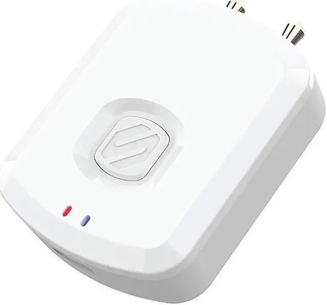 Main image of SCOSCHE BTTWT-SP FlyTunes Universal Portable Bluetooth 4.1 Wireless Audio Transmitter for Use with AirPods, Earbuds/Headphones, TV’s and More - White