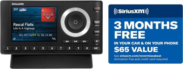 Alt view image 6 of 7 - SiriusXM SXPL1H1 Onyx Plus Satellite Radio with Home Kit with Free 3 Months Satellite and Streaming Service